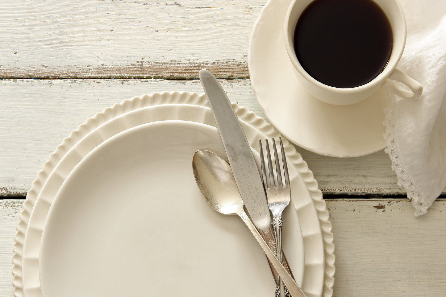 Simple table and coffee