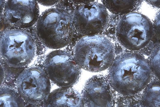 Bubbling blueberries