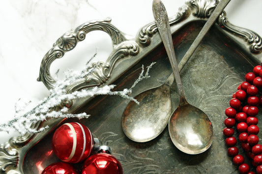 Elegant Christmas serving