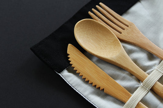 Bamboo cutlery to go