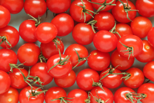 Cherry tomatoes background