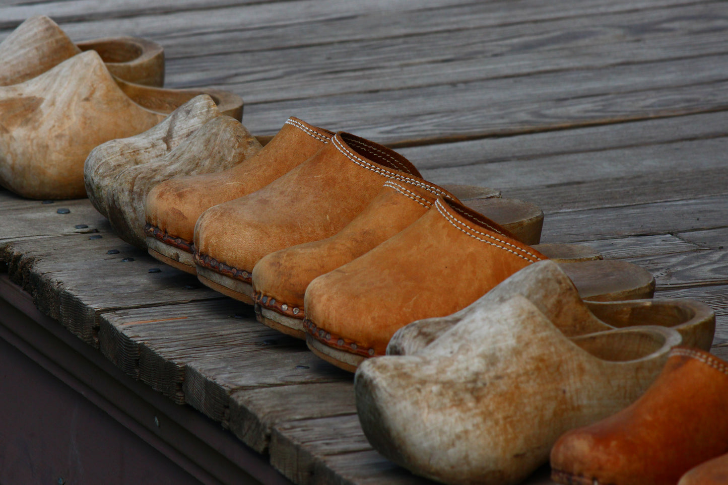 Wooden clogs