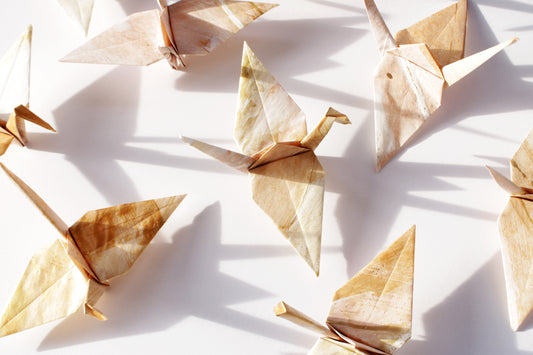 Origami cranes