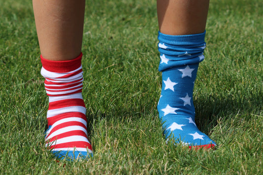 Patriotic feet