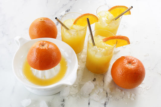 Orange cocktails