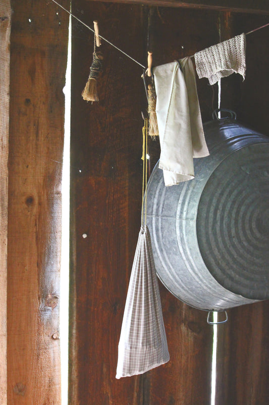 Wash day in the cabin