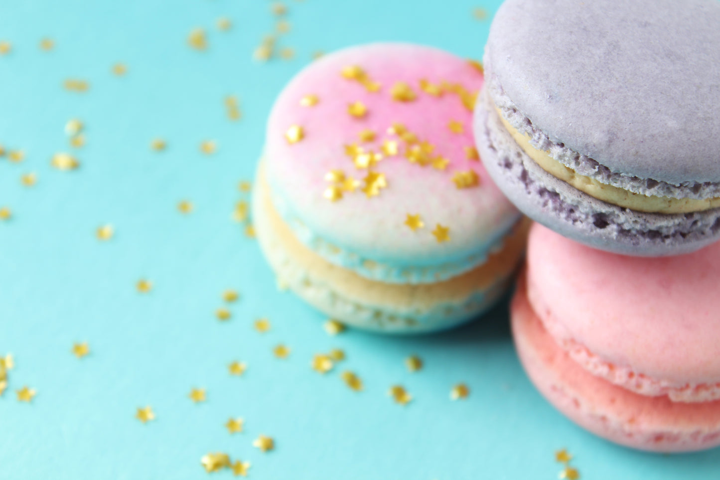 Pastel macaroons