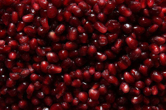 Pomegranate seeds background