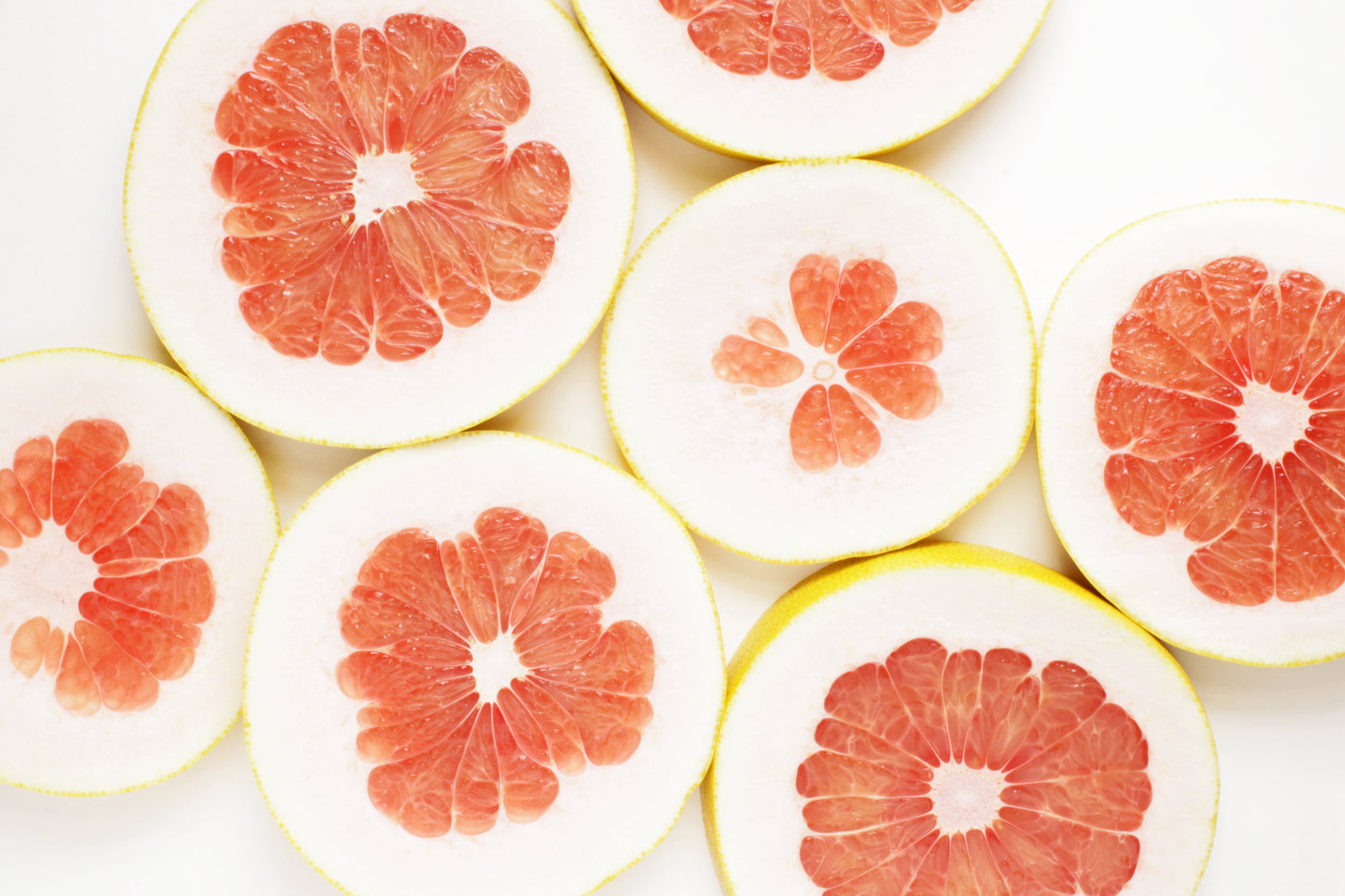 Pomelo slices