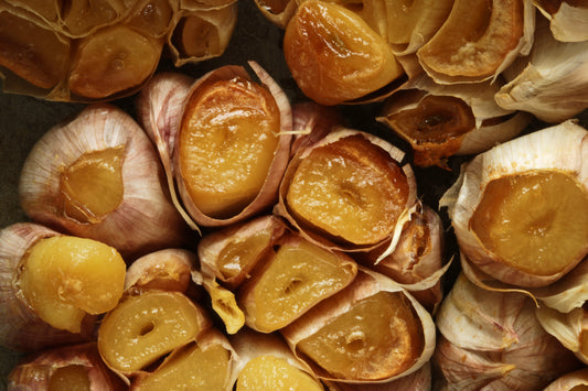 Roasted garlic macro