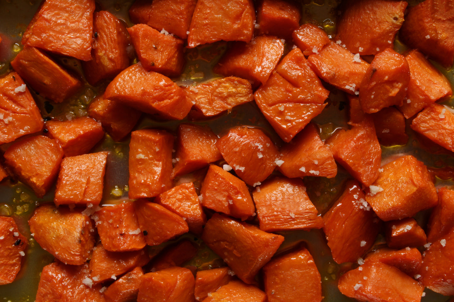 Roasted sweet potatoes