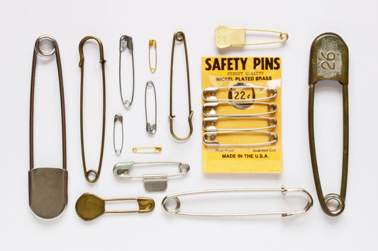 Safety pin still life