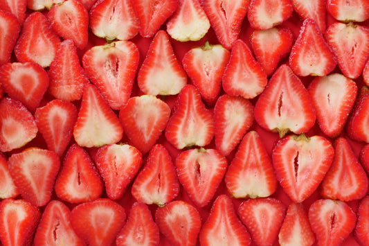 Strawberries background